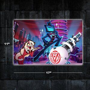 Hazbin Hotel Might of Lilith poster - 11x17 wall art print merch Helluva Boss